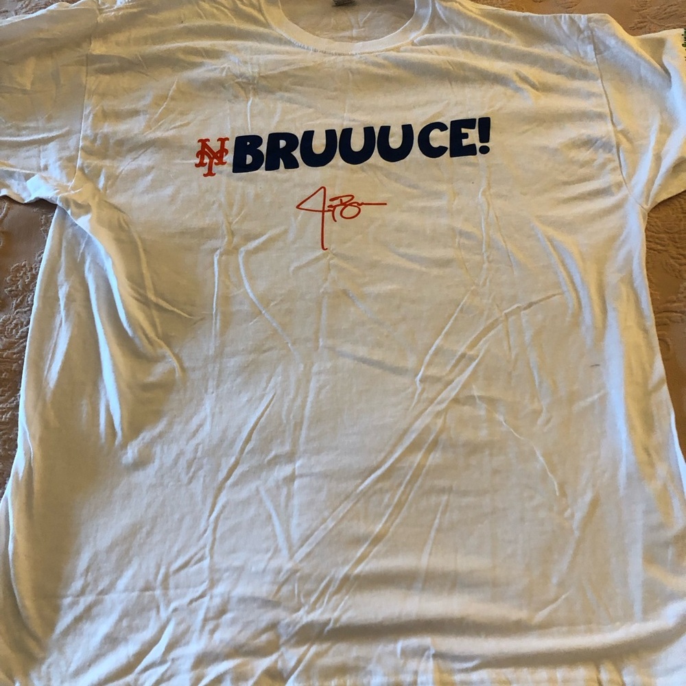 New York Mets Fruit of the Loom White Graphic Men's T-Shirt